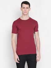 Solid Round Neck T-shirt